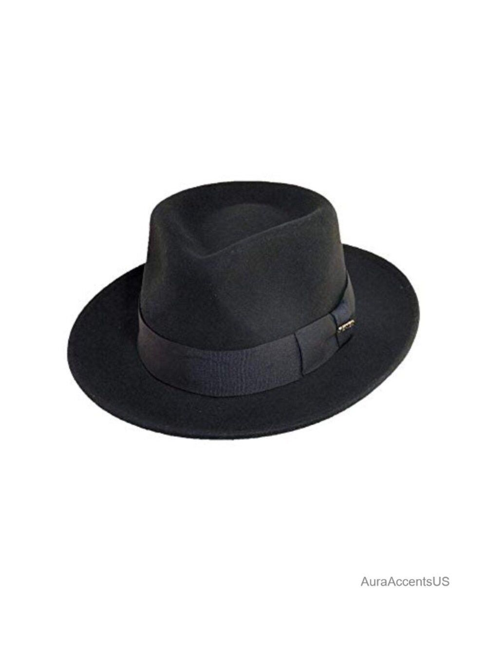 Crushable Wool Felt Fedora Hat Water Repellent Packable Classic